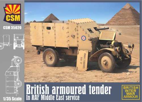 Przejdź do produktu Copper State Models 35020 - 1:35 British Armoured Tender in RAF Middle East Service