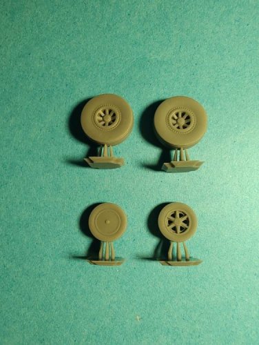 Przejdź do produktu Fly ARTA009 - 1:72 F7F Tigercat Set Wheels with Grooves 3D Print