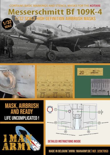 Przejdź do produktu 1 Man Army 32DET053 - 1:32 Messerschmitt Bf 109 K4 (Kotare)