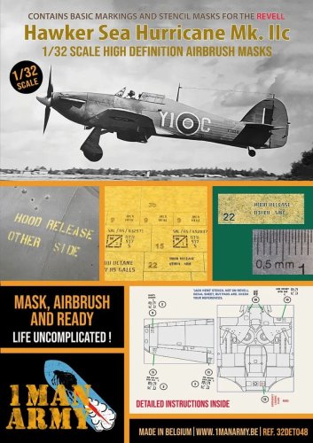 Przejdź do produktu 1 Man Army 32DET048 - 1:32 Hawker Sea Hurricane Mk II (Revell)