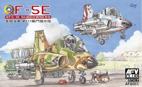 Przejdź do produktu AFV Club Q003 - F-5E/N Tiger II Fighter USN Squadron Composite 111 Sundowners