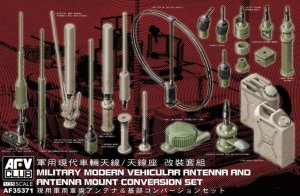 AFV Club 35371 - 1:35 US Army Vehicular Antenna and Antenna Mount Conversion Set