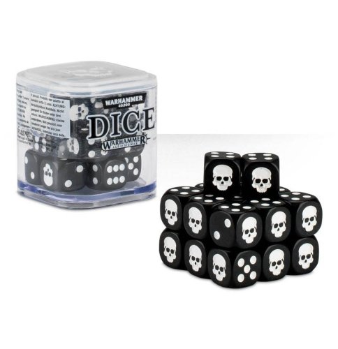 Przejdź do produktu GW 65-36 Citadel - Zestaw 6 czarnych kości 12 mm do gier bitewnych i planszowych