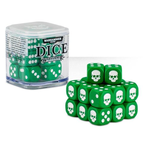 Przejdź do produktu GW 65-36 Citadel - Zestaw 6 zielonych kości 12 mm do gier bitewnych i planszowych