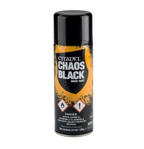 GW 62-02 Citadel - Podkład w sprayu Chaos Black 400 ml