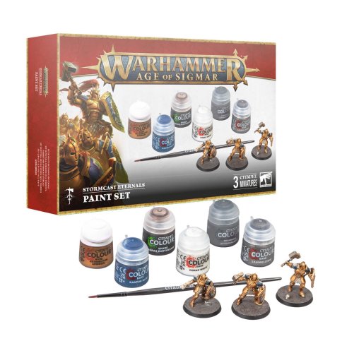 Przejdź do produktu GW 60-10 Warhammer Age of Sigmar - Aos Stormcast z zestawem farb