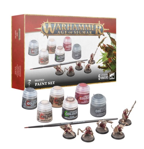 Przejdź do produktu GW 60-09 Warhammer Age of Sigmar - Aos Skaven z zestawem farb
