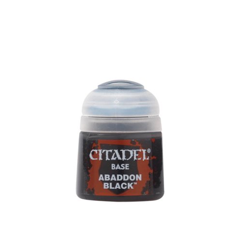 Przejdź do produktu GW 21-25 Citadel - Farba akrylowa Abaddon Black 12 ml