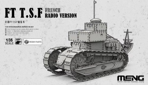 Przejdź do produktu Meng Model SS021 - 1:35 French FT T.S.F. Radio Version