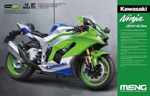 Przejdź do produktu Meng Model MT007 - 1:9 Kawasaki Ninja ZX-10R