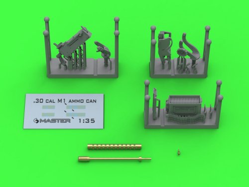 Przejdź do produktu Master GM-35-092 - 1:35 Browning M1919 A4 .30 cal 7,62mm - mocowanie E6160 - używany np. na M4 Sherman, T17E1 Staghound
