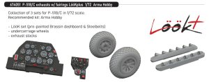 Eduard 674051 - 1:72 P-51B/C exhausts w/ fairings LööKplus