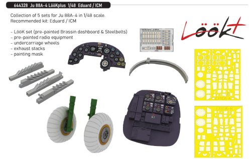 Przejdź do produktu Eduard 644328 - 1:48 Ju 88A-4 LööKplus