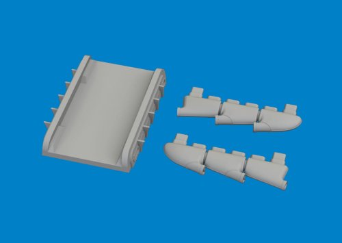 Przejdź do produktu Eduard 672423 - 1:72 Spitfire Mk.I/II/V three-stacks exhaust rounded Print 3D