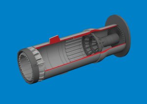 Eduard 6481149 - 1:48 MiG-21F exhaust nozzle Print 3D
