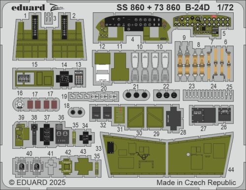 Przejdź do produktu Eduard SS860 - 1:72 B-24D