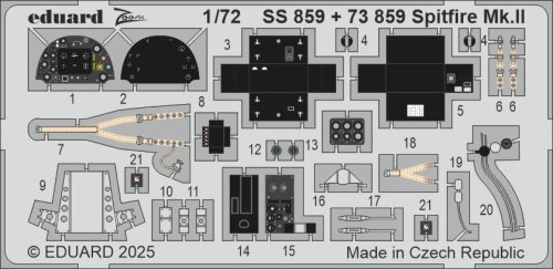 Przejdź do produktu Eduard SS859 - 1:72 Spitfire Mk.II