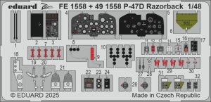 Eduard FE1558 - 1:48 P-47D Razorback