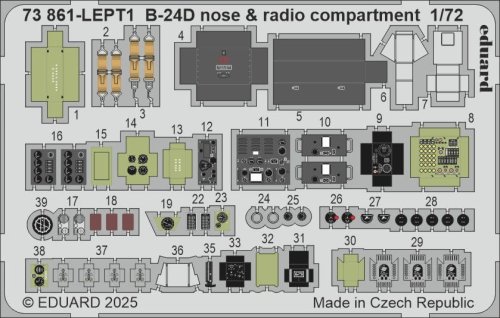 Przejdź do produktu Eduard 73861 - 1:72 B-24D nose & radio compartment