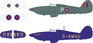 Eduard JX343 - 1:32 Sea Hurricane Mk.IIc marking & national insignia
