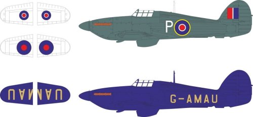 Przejdź do produktu Eduard JX343 - 1:32 Sea Hurricane Mk.IIc marking & national insignia