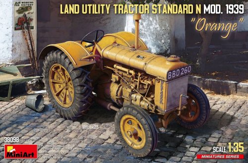 Przejdź do produktu Miniart 38098 - 1:35 Land Utility Tractor Standard N Orange Mod. 1939