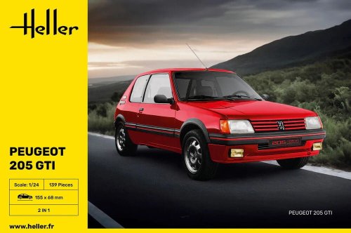 Przejdź do produktu Heller 82705 - 1:24 Peugeot 205 GTI