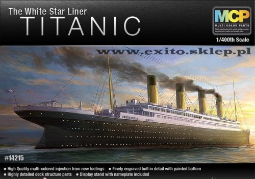 Przejdź do produktu ACADEMY 14215 - 1:400 Titanic - The White Star Liner