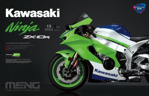 Przejdź do produktu Meng Model MT007S - 1:9 Kawasaki Ninja ZX-10R Pre-Colored Edition