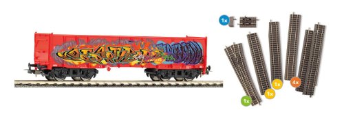 Przejdź do produktu Piko 55380 H0 - Zestaw dodatkowych torów z podsypką i węglarką z graffiti