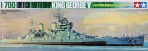 TAMIYA 77525 - 1:700 King George V - British Battleship