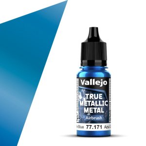 Vallejo 77171 - Farba akrylowa True Metallic Metal 171 Sapphire Blue Airbrush 18 ml