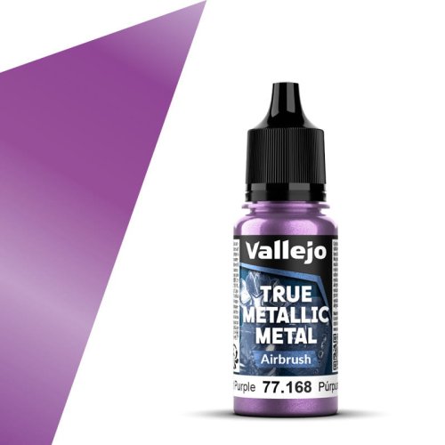 Przejdź do produktu Vallejo 77168 - Farba akrylowa True Metallic Metal 168 Amethyst Purple Airbrush 18 ml
