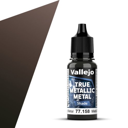 Przejdź do produktu Vallejo 77158 - Farba akrylowa True Metallic Metal 158 Rusty Metal Shade 18 ml