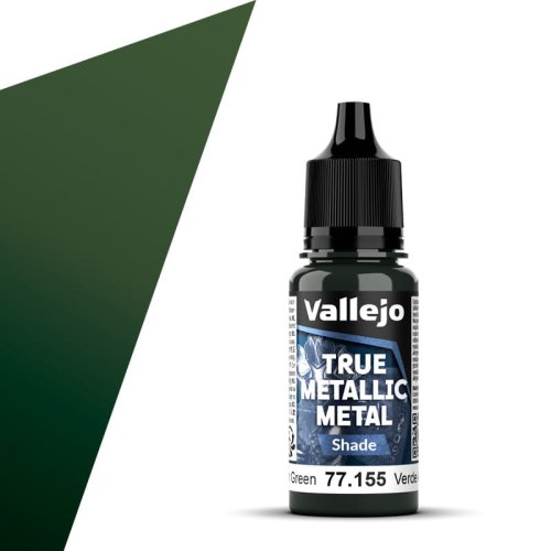 Przejdź do produktu Vallejo 77155 - Farba akrylowa True Metallic Metal 155 Amber Green Shade 18 ml
