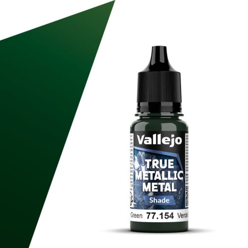 Przejdź do produktu Vallejo 77154 - Farba akrylowa True Metallic Metal 154 Dusken Green Shade 18 ml