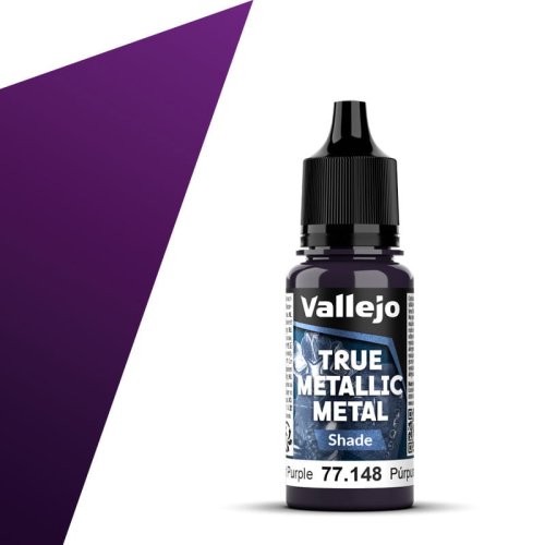Przejdź do produktu Vallejo 77148 - Farba akrylowa True Metallic Metal 148 Amethyst Purple Shade 18 ml