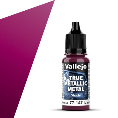 Przejdź do produktu Vallejo 77147 - Farba akrylowa True Metallic Metal 147 Crimson Magenta Shade 18 ml