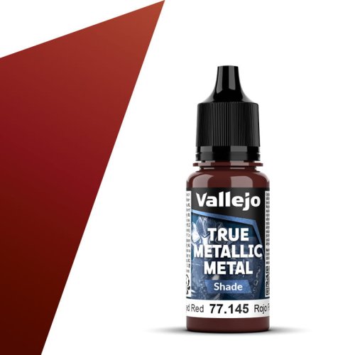 Przejdź do produktu Vallejo 77145 - Farba akrylowa True Metallic Metal 145 Forged Red Shade 18 ml