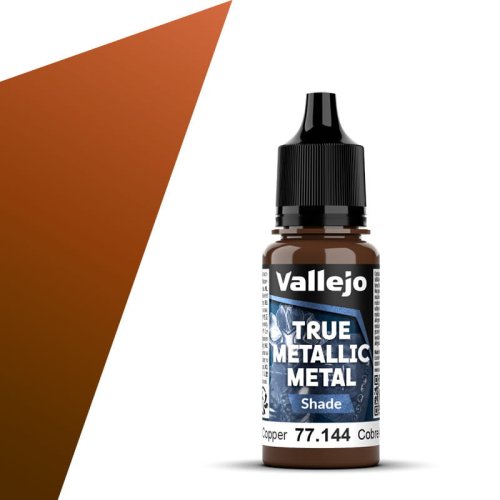 Przejdź do produktu Vallejo 77144 - Farba akrylowa True Metallic Metal 144 Ancient Copper Shade 18 ml
