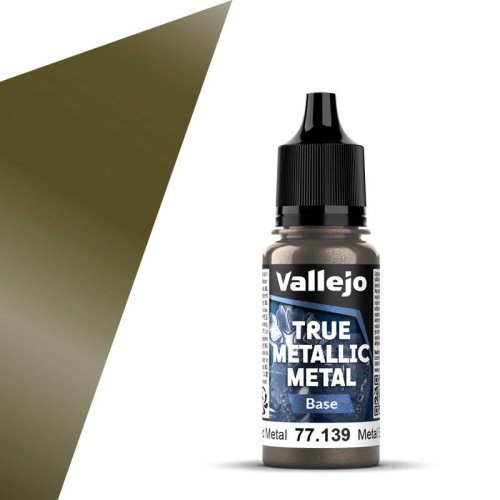Przejdź do produktu Vallejo 77139 - Farba akrylowa True Metallic Metal 139 Aged Metal Base 18 ml
