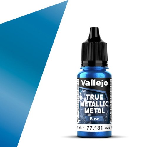 Przejdź do produktu Vallejo 77131 - Farba akrylowa True Metallic Metal 131 Sapphire Blue Base 18 ml