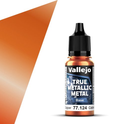 Przejdź do produktu Vallejo 77124 - Farba akrylowa True Metallic Metal 124 Ancient Copper Base 18 ml