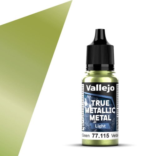 Przejdź do produktu Vallejo 77115 - Farba akrylowa True Metallic Metal 115 Amber Green Light 18 ml