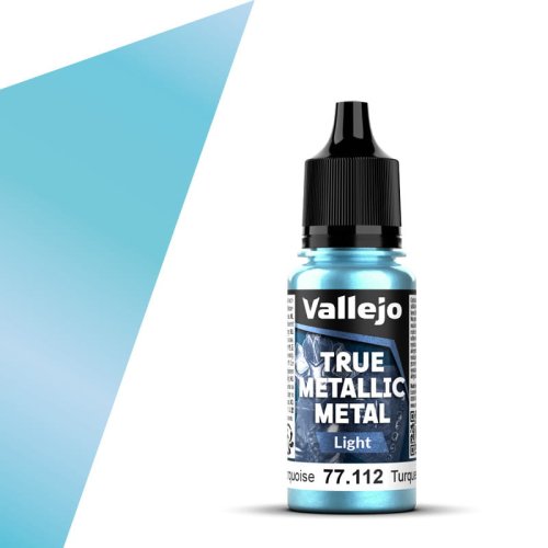 Przejdź do produktu Vallejo 77112 - Farba akrylowa True Metallic Metal 112 Hydra Turquoise Light 18 ml