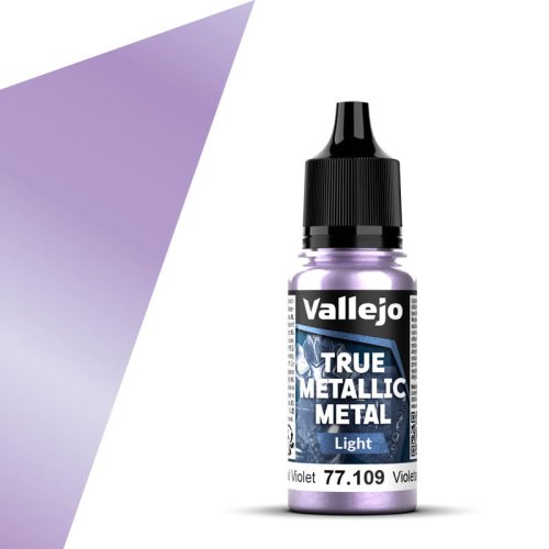 Przejdź do produktu Vallejo 77109 - Farba akrylowa True Metallic Metal 109 Celestial Violet Light 18 ml