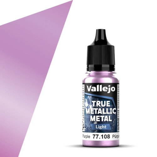Przejdź do produktu Vallejo 77108 - Farba akrylowa True Metallic Metal 108 Amethyst Purple Light 18 ml