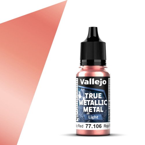 Przejdź do produktu Vallejo 77106 - Farba akrylowa True Metallic Metal 106 Ruby Red Light 18 ml