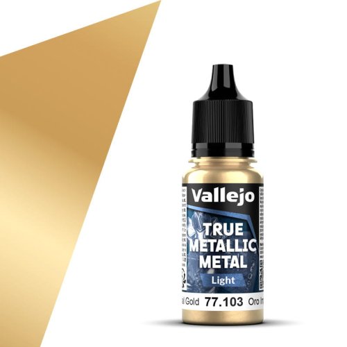Przejdź do produktu Vallejo 77103 - Farba akrylowa True Metallic Metal 103 Imperial Gold Light 18 ml