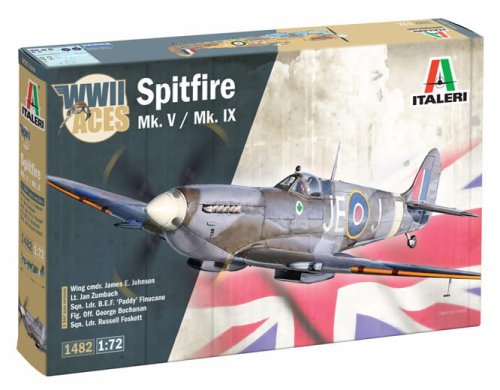 Przejdź do produktu Italeri 1482 - 1:72 Spitfire Mk.V / Mk.IX WWII Aces